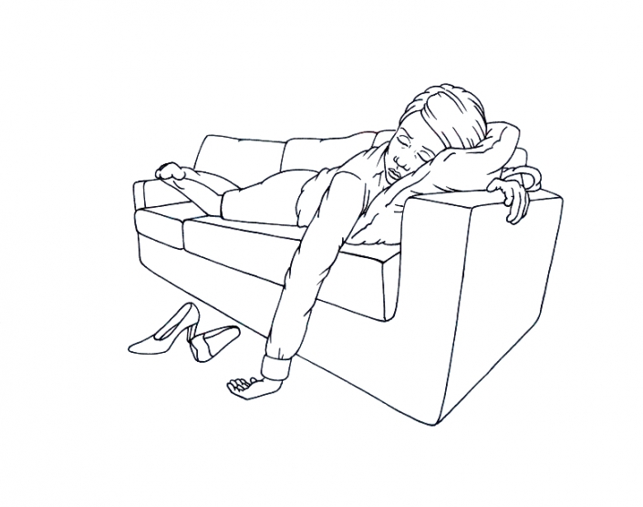 Illustraties voor een serie boeken “Over leven in het nu”